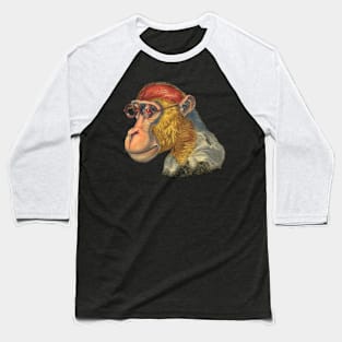 Smarty Monkey Baseball T-Shirt